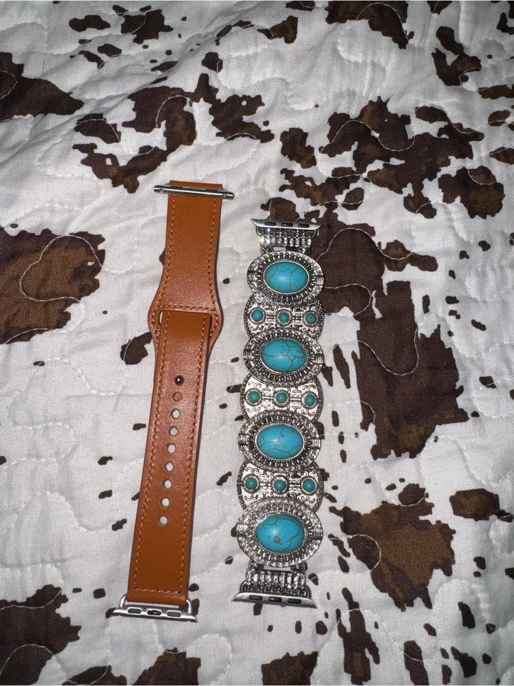 Turquoise Stone Western Bracelet Apple Watch Band Set